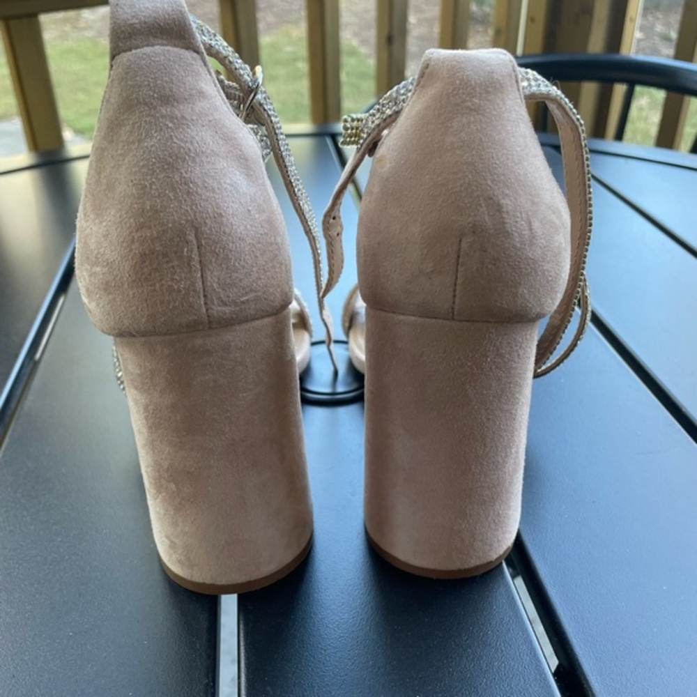 Steve Madden Glittering Silver‎ Heels - Picture 4 of 8